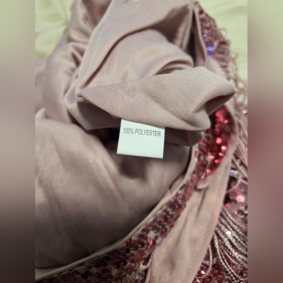 DONATING BY FRIDAY IF NOT SOLD: Sparkly Sequin Tassle Dress - Picture 6 of 6